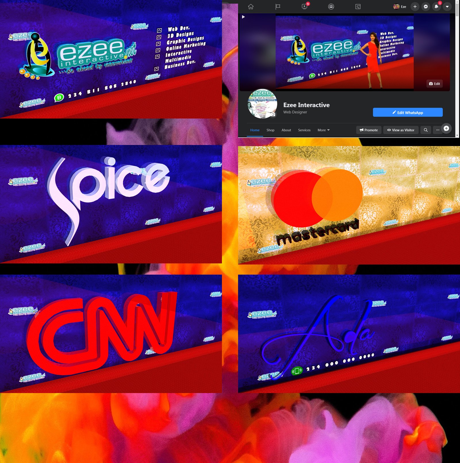 3d banner  ezee interactive